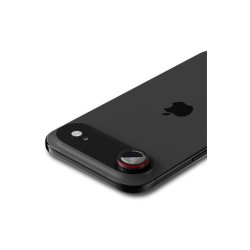 Spigen Optik Pro L-Series 2-pak iPhone Air kameraglas Black og Red