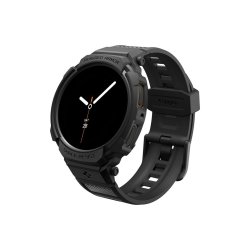 Spigen Rugged Armor Pro rem til Samsung Galaxy Watch 8 44mm Matte Black