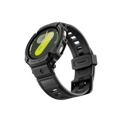 Spigen Rugged Armor Pro rem til Samsung Galaxy Watch 8 44mm Matte Black