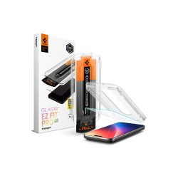 Spigen Glas.TR EZ Fit Pro h�rdet glas til iPhone 16 Pro / 17 / 17 Pro Transparent