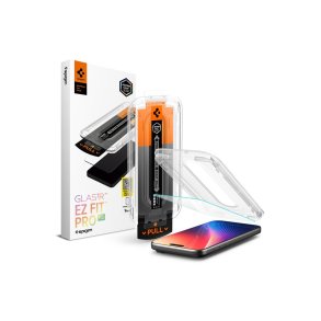 Spigen Glas.TR EZ Fit Pro h�rdet glas til iPhone 16 Pro / 17 / 17 Pro Transparent