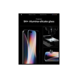 Spigen Glas.TR EZ Fit Pro h�rdet glas til iPhone 16 Pro / 17 / 17 Pro Transparent