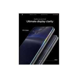 Spigen Glas.TR EZ Fit Pro h�rdet glas til iPhone 16 Pro / 17 / 17 Pro Transparent
