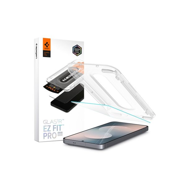 Spigen Glas.Tr "EZ FIT PRO" HD h�rdet glas til Samsung Galaxy S25 FE