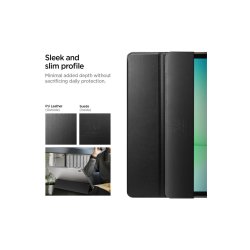 Spigen Smart Fold cover til Samsung Galaxy Tab A9+ / A11+ Black