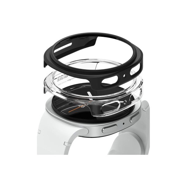 Ringke Slim 2-pak cover til Samsung Galaxy Watch 8 40mm - Transparent-Matte Black