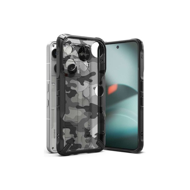 Ringke Fusion X cover til Nothing Phone 3 Gray og Black