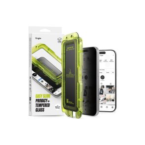 Ringke Easy Slide 2-pak privacy-glas til iPhone 17 Pro Black