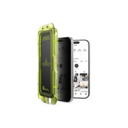 Ringke Easy Slide 2-pak privacy-glas til iPhone 17 Pro Black