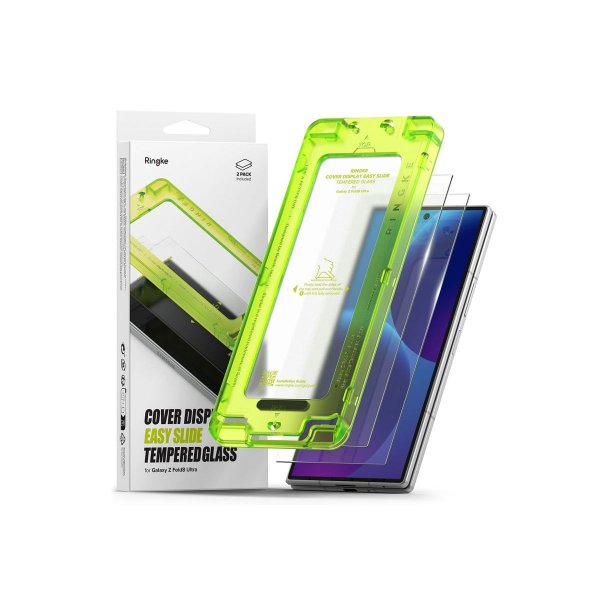 Ringke Cover Display Pro 2-pak h�rdet glas til Samsung Galaxy Z Fold 8 Ultra