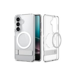 Spigen Ultra Hybrid S Mag MagSafe cover til Samsung Galaxy S26 Clear og White