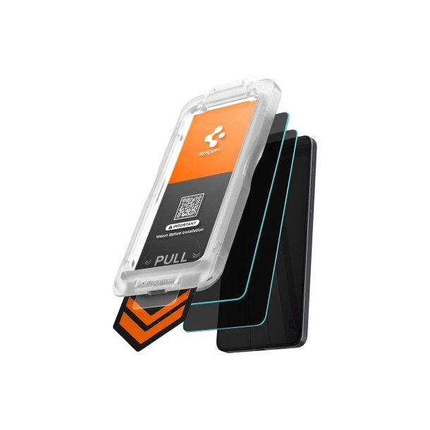 Spigen Glas.Tr Ez Fit Pro HD privacy-glas 2-pak til Samsung Galaxy S26
