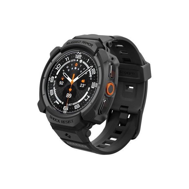 Spigen Rugged Armor Pro cover rem til Samsung Galaxy Watch Ultra 2 2026 47mm Matte Black