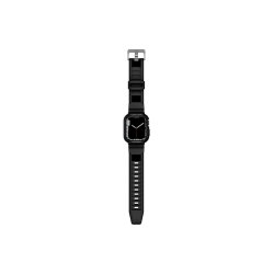 Spigen Rugged Armor Pro cover med rem til Apple Watch 4 / 5 / 6 / 7 / 8 / SE (44/45 mm) Black