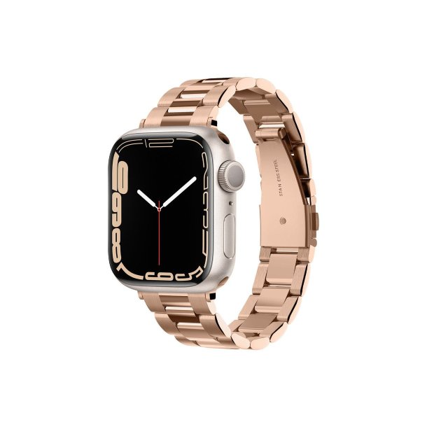 Spigen Modern Fit rem til Apple Watch 4/5/6/7/8/SE (38/40/41 mm) Rose Gold