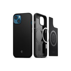 Spigen Mag Armor-cover med MagSafe til iPhone 13 Matte Black