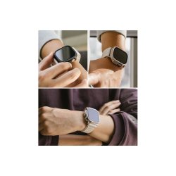 Ringke Slim 2-pak cover til Apple Watch Ultra 1/2 (49mm) - Clear &amp; Titanium