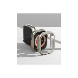 Ringke Slim 2-pak cover til Apple Watch Ultra 1/2 (49mm) - Clear &amp; Titanium