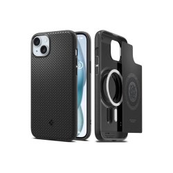 Spigen Mag Armor MagSafe iPhone 15 cover Matte Black