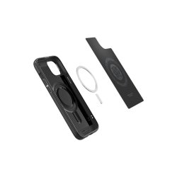 Spigen Mag Armor MagSafe iPhone 15 cover Matte Black