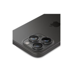 Spigen Glas.tR EZ Fit Optik Pro kamerabeskyttelse til iPhone 15 Pro / 15 Pro Max / 16 Pro / 16 Pro Max / 17 Pro / 17 Pro Max - 2 stk..
