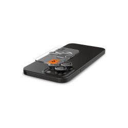 Spigen Glas.tR EZ Fit Optik Pro kamerabeskyttelse til iPhone 15 Pro / 15 Pro Max / 16 Pro / 16 Pro Max / 17 Pro / 17 Pro Max - 2 stk..