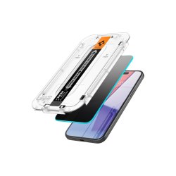 Spigen Glas.tR EZ Fit Privacy h�rdet glas til iPhone 15 Plus