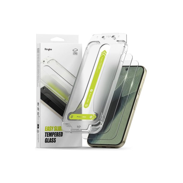 Ringke Easy Slide h�rdet glas 2-pak til Google Pixel 9 Pro XL