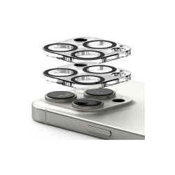 Ringke kamerabeskyttelse 2-pak h�rdet glas til iPhone 16 Pro / 16 Pro Max