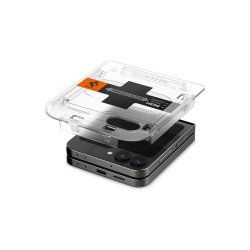 Spigen Glas.tR EZ Fit h�rdet glas til Samsung Galaxy Z Flip 6 - 2 stk..