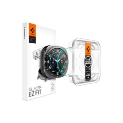 Spigen Glas.TR EZ Fit h�rdet glas til Samsung Galaxy Watch Ultra (47mm) - Clear (2-pak)