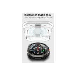 Spigen Glas.TR EZ Fit h�rdet glas til Samsung Galaxy Watch Ultra (47mm) - Clear (2-pak)