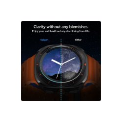Spigen Glas.TR EZ Fit h�rdet glas til Samsung Galaxy Watch Ultra (47mm) - Clear (2-pak)