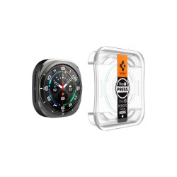 Spigen Glas.TR EZ Fit h�rdet glas til Samsung Galaxy Watch Ultra (47mm) - Clear (2-pak)