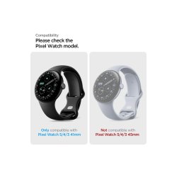Spigen Elite Shield EZ Fit 2-pak hydrogel-film til Google Pixel Watch 41 mm