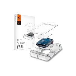 Spigen Elite Shield �EZ FIT� hybridglas 2-pak til Apple Watch 10 (42MM) Clear