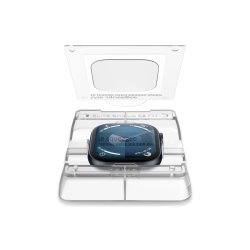 Spigen Elite Shield �EZ FIT� hybridglas 2-pak til Apple Watch 10 (42MM) Clear