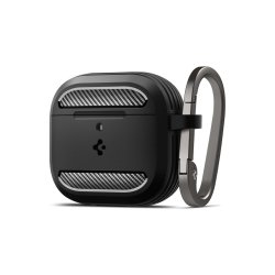 Spigen Rugged Armor-cover til AirPods 4 Black