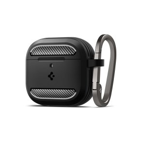 Spigen Rugged Armor-cover til AirPods 4 Black