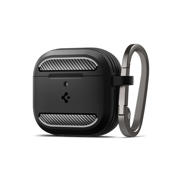 Spigen Rugged Armor-cover til AirPods 4 Black