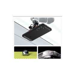 Spigen Rugged Armor Mag MagSafe cover til Samsung Galaxy S25 Matte Black