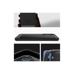 Spigen Rugged Armor Mag MagSafe cover til Samsung Galaxy S25 Matte Black
