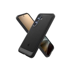Spigen Rugged Armor Mag MagSafe cover til Samsung Galaxy S25 Matte Black