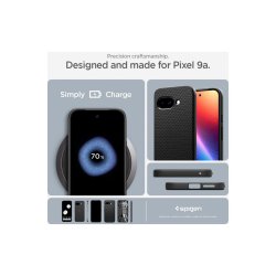 Spigen Liquid Air cover til Google Pixel 9A Matte Black
