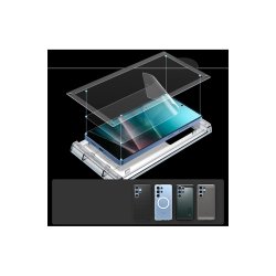 Spigen Elite Shield EZ FIT hybridglas til Samsung Galaxy S25 Ultra Transparent
