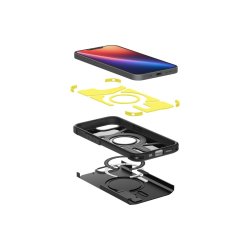 Spigen Tough Armor-cover med MagSafe til iPhone 16e / 17e med stander Black