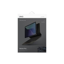Uniq Venno Pro Magnetic Smart cover med tastatur til iPad Air 13" 2024 / 2025 / iPad Pro 13" 2024 Black