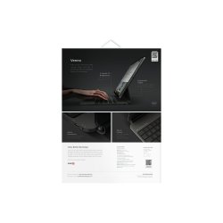 Uniq Venno Pro Magnetic Smart cover med tastatur til iPad Air 13" 2024 / 2025 / iPad Pro 13" 2024 Black