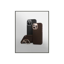 Uniq Keva Max Magclick-cover med opladning og kamerastand til iPhone 16 Pro Max Brown