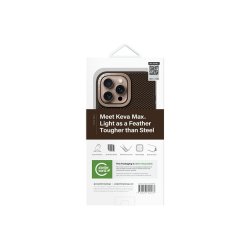 Uniq Keva Max Magclick-cover med opladning og kamerastand til iPhone 16 Pro Max Brown
